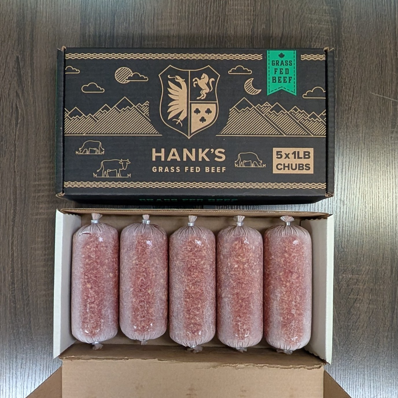 Hanks 100% Grass-Fed Lean Ground Beef (10lbs)