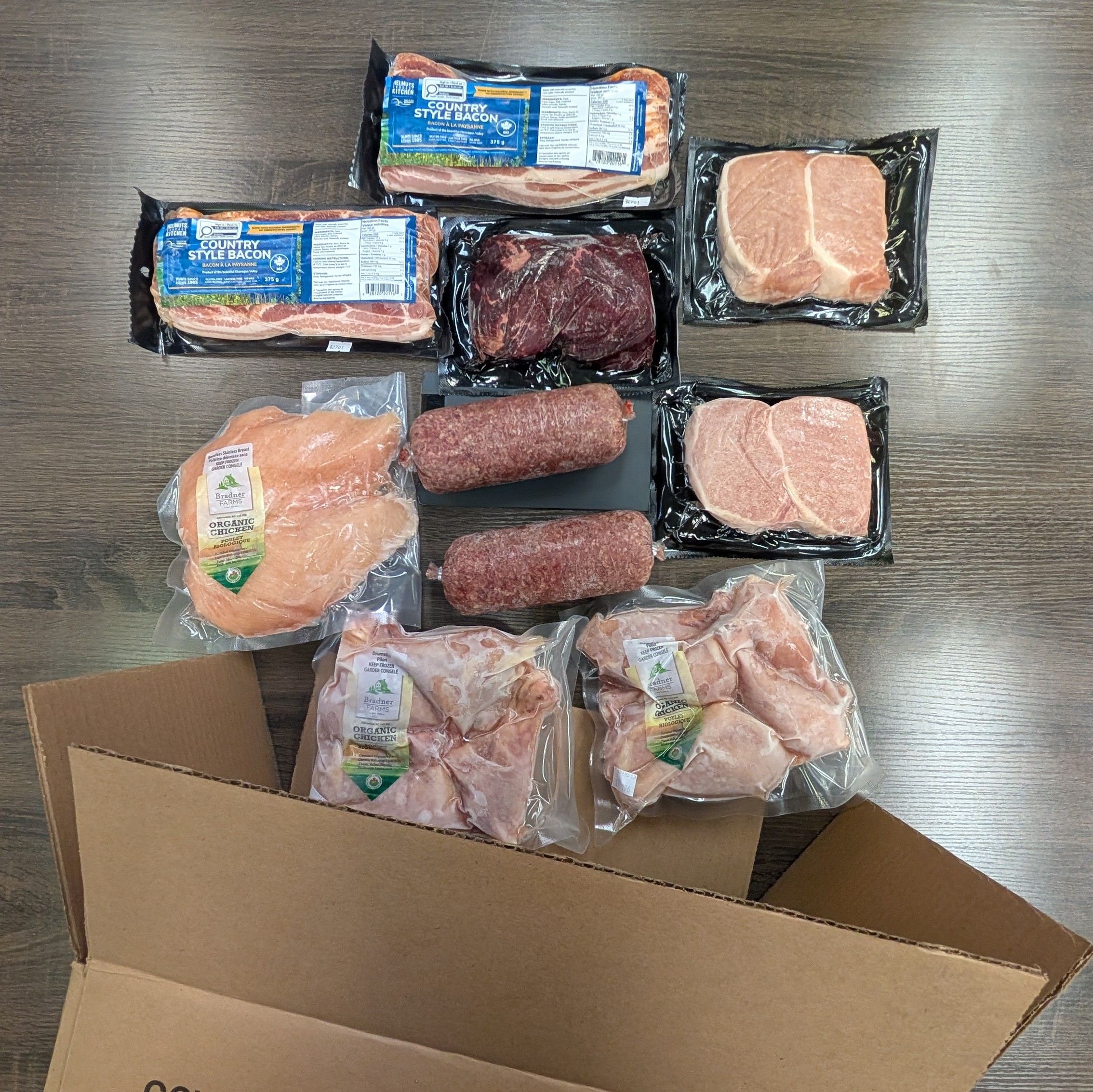 Beef, Pork & Chicken